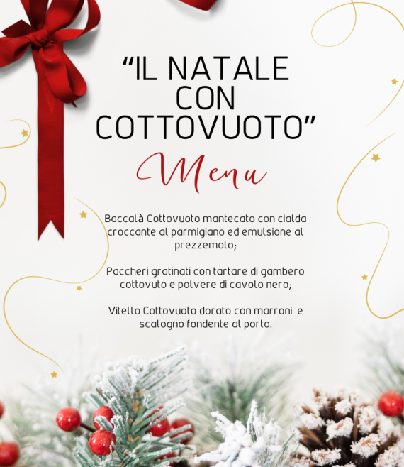 “Il natale con cottovuoto”